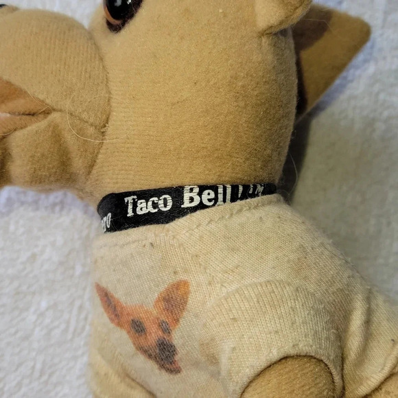 Taco Bell Chihuahua Plush Toy  wearing T-shirt plushie - Picture 13 of 14